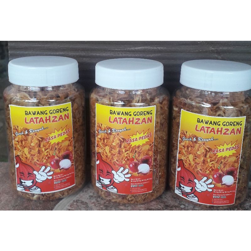 

Bawang Goreng Latahzan Rasa Pedas 100 gram