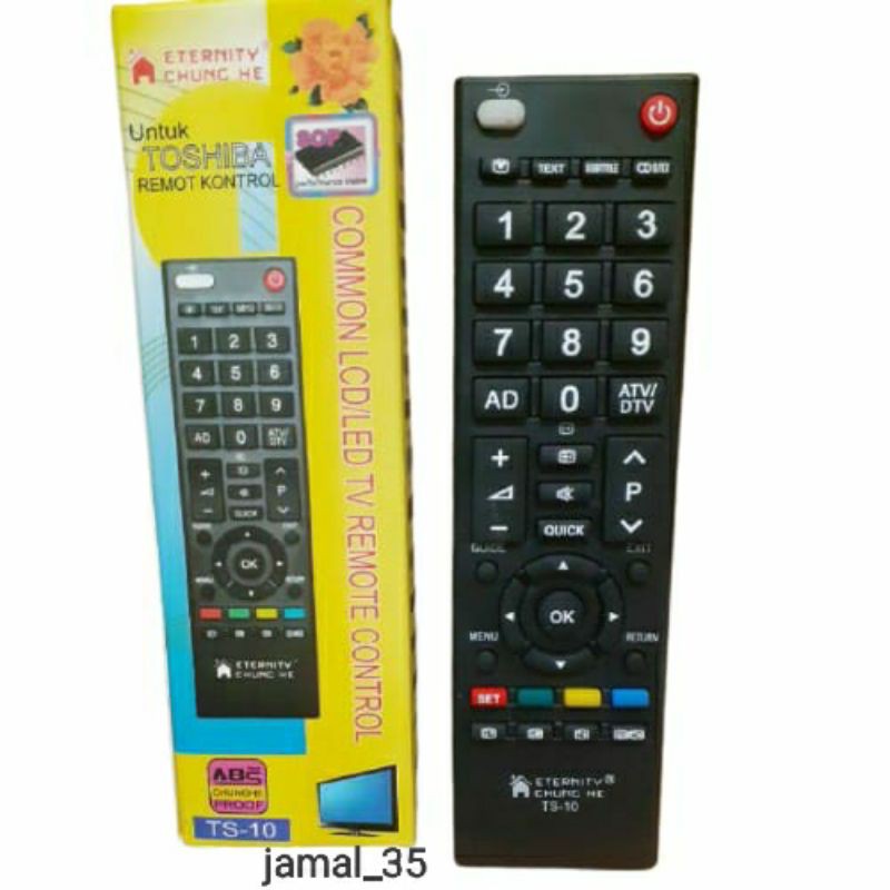 REMOTE REMOT TV TOSHIBA LCD LED MULTI KHUSUS TV MEREK TOSHIBA