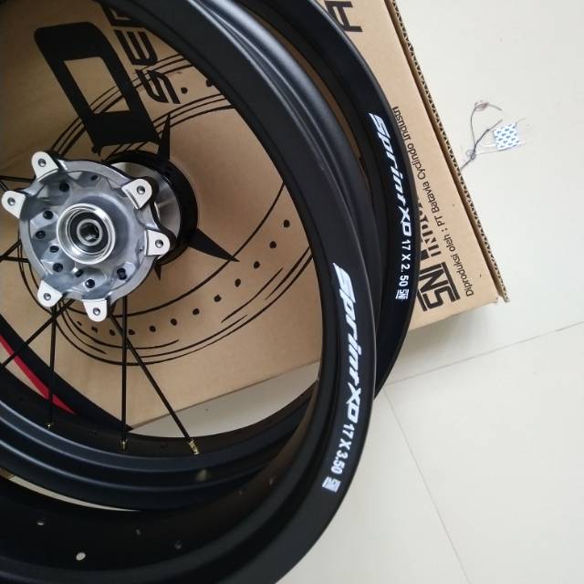 velg klx dtracker lubang 28 ukuran 250-17 350-17 sprint xd / velak klx supermoto / pelak klx