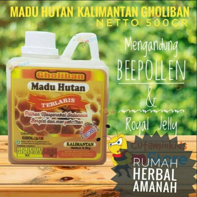 

Madu Hutan / Madu Kalimantan / Madu Gholiban 500 gram