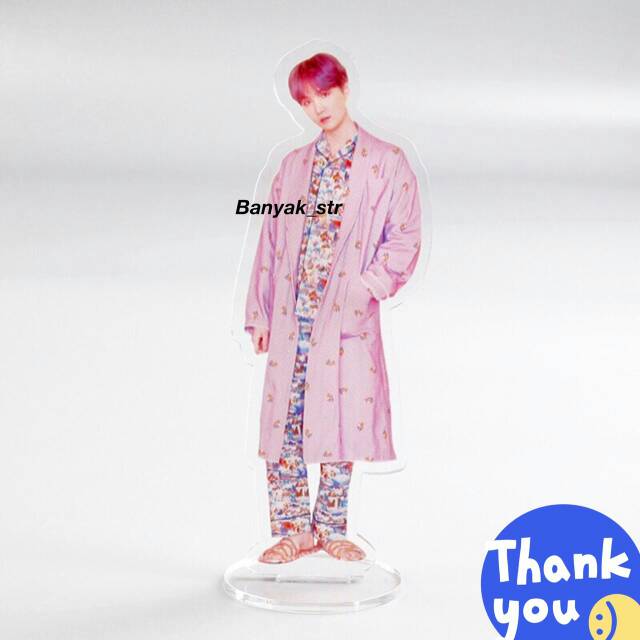  Ready stock SUGA BTS  ACRYLIC STANDEE HIASAN  MEJA SUGA 