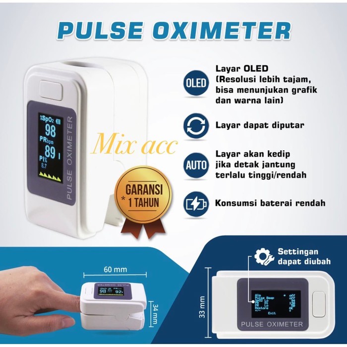 Oximeter pulse LK89 Oxymeter Oksimeter Fingertip Pulse SPO2 PRbpm LK89