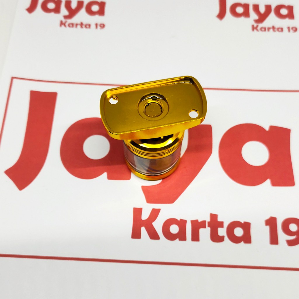 Tutup Minyak Rem Model  Stempel Transparan Kaca Honda Beat Fi Scoopy Fi Vario Fi Spacy Supra