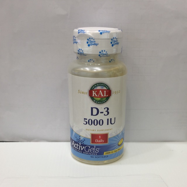 Kal vit D3 5000 IU (90s)