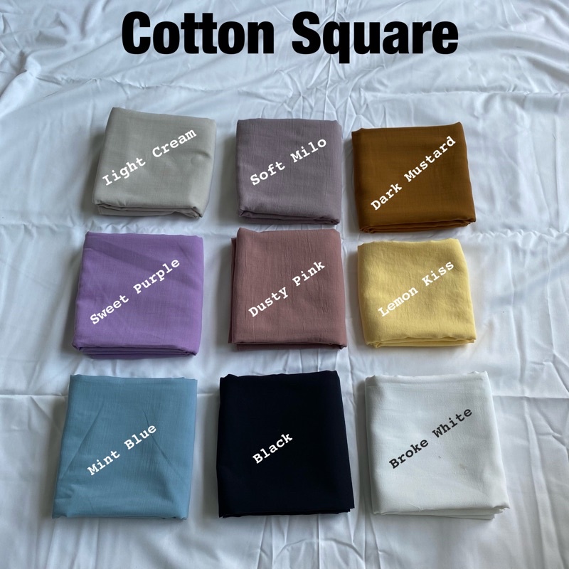 DEFECT Cotton shawl &amp; Square