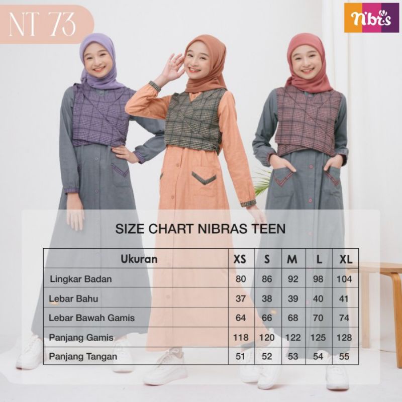 NT 75 NIBRAS GAMIS NIBRAS TEEN