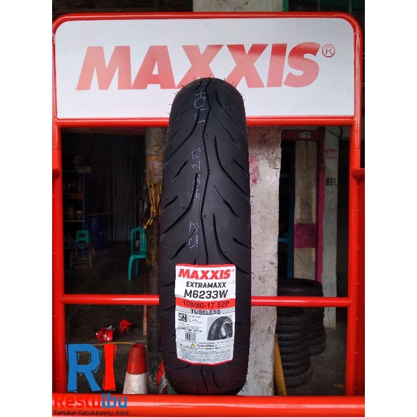 Ban Tubeles Maxxis Extramaxx 100/80-17 Dual Compound