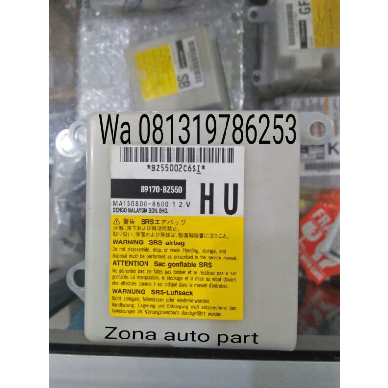 Modul Airbag Komputer ecu airbag ayla agya 89170-BZ550