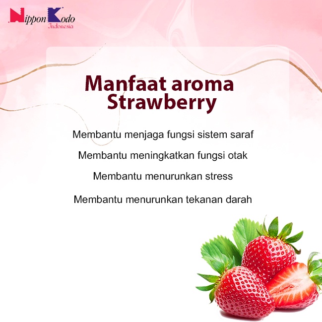 Dupa Jepang Wangi Aromaterapi Nippon Kodo Kataribe Strawberry Medium