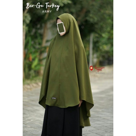 Bergo Dagu Maira Turkey by khumaira syar'i