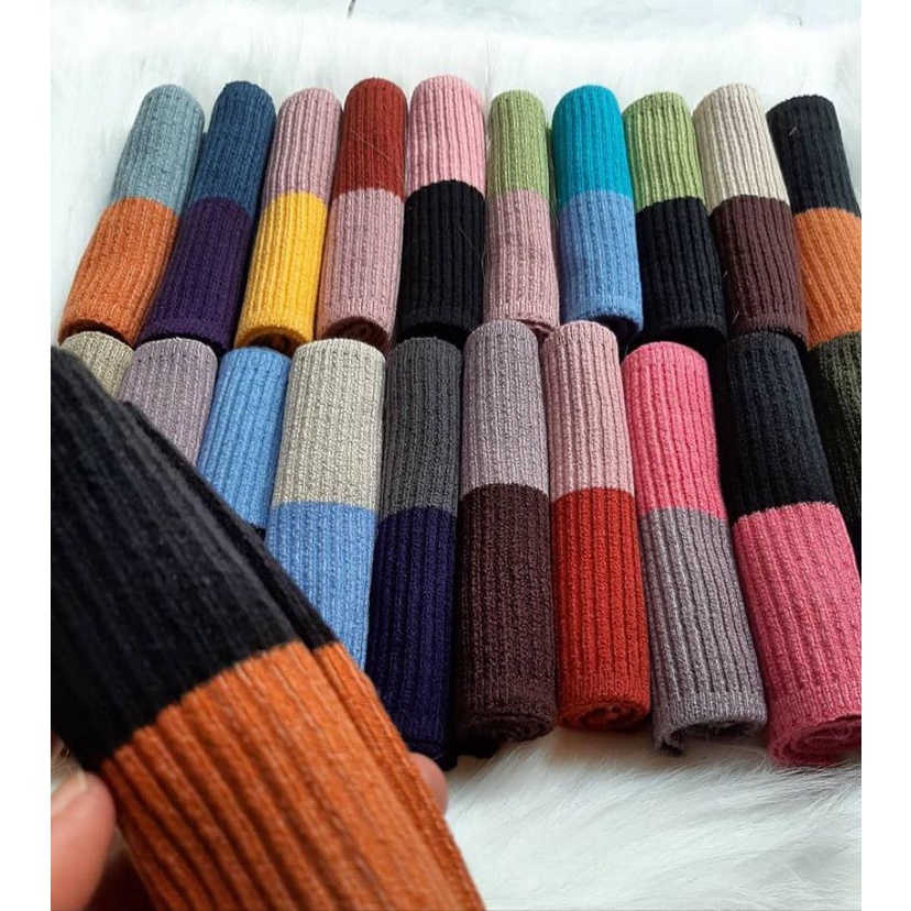 BERGO PLISKET LIDI PREMIUM Jilbab Instan tali Non tali Bahan Ceruty Jahit tepi-Inner rajut