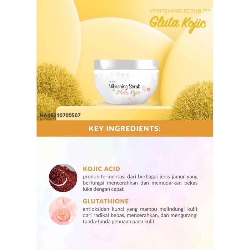 GLUTA WHITE SOAP MS GLOW / WHITENING SCRUB MS GLOW