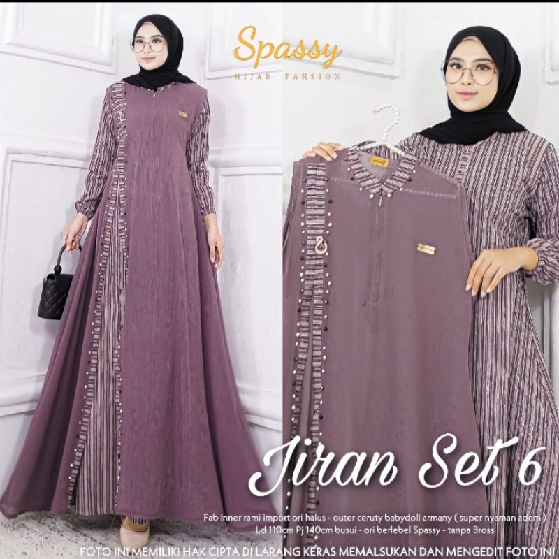 [ Ready ] Jiran Set 6 By Spassy warna plum