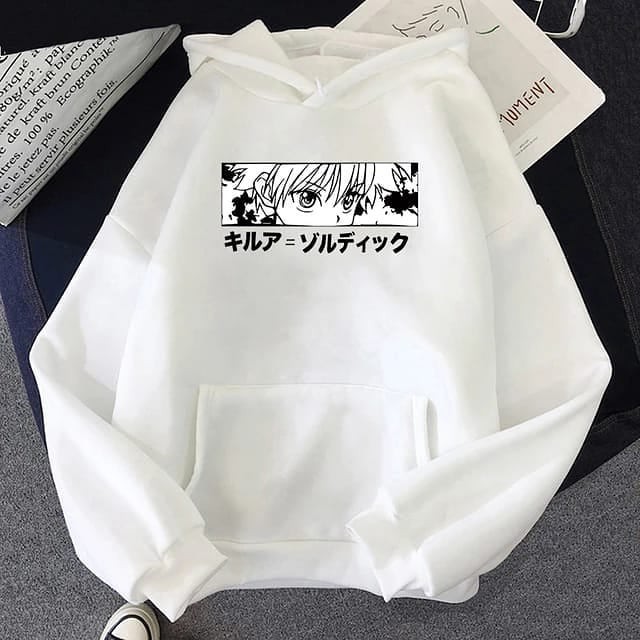 BEST SELLER KOREAN SWEATER HOODIE WANITA-Putih