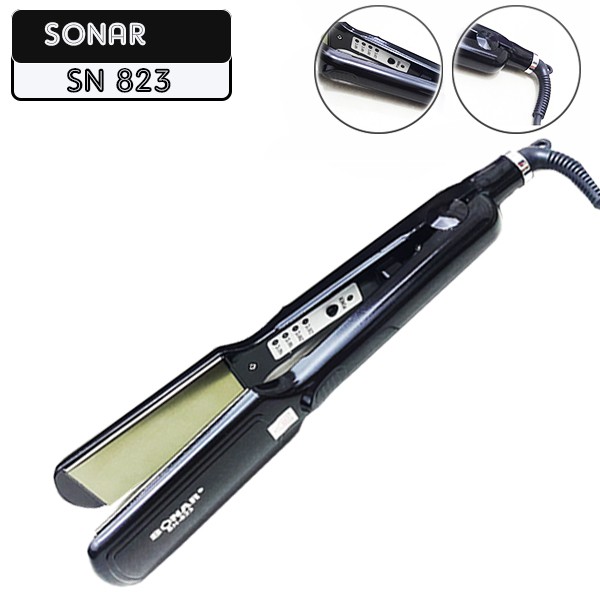 Catokan Sonar SN 823 Catokan 2in1 , Catokan Lurus Dan Curly , Catokan Ion , BEST SELLER