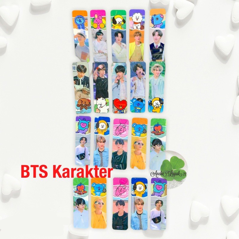 Sticky Notes BTS Set isi 4 Pack Pembatas Buku