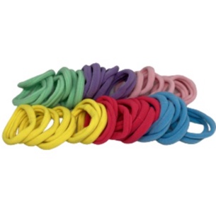 IKAT RAMBUT KOREA TOWEL RING SET