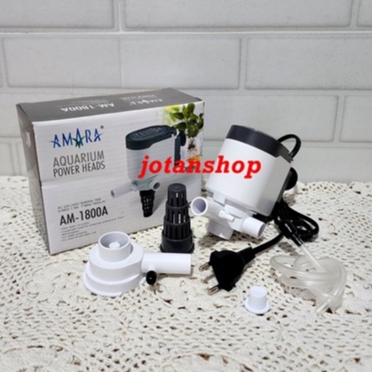 AMARA AM 1800A AM 1800 A AM1800A mesin Pompa Air celup Power Head filter Aquarium Aquascape