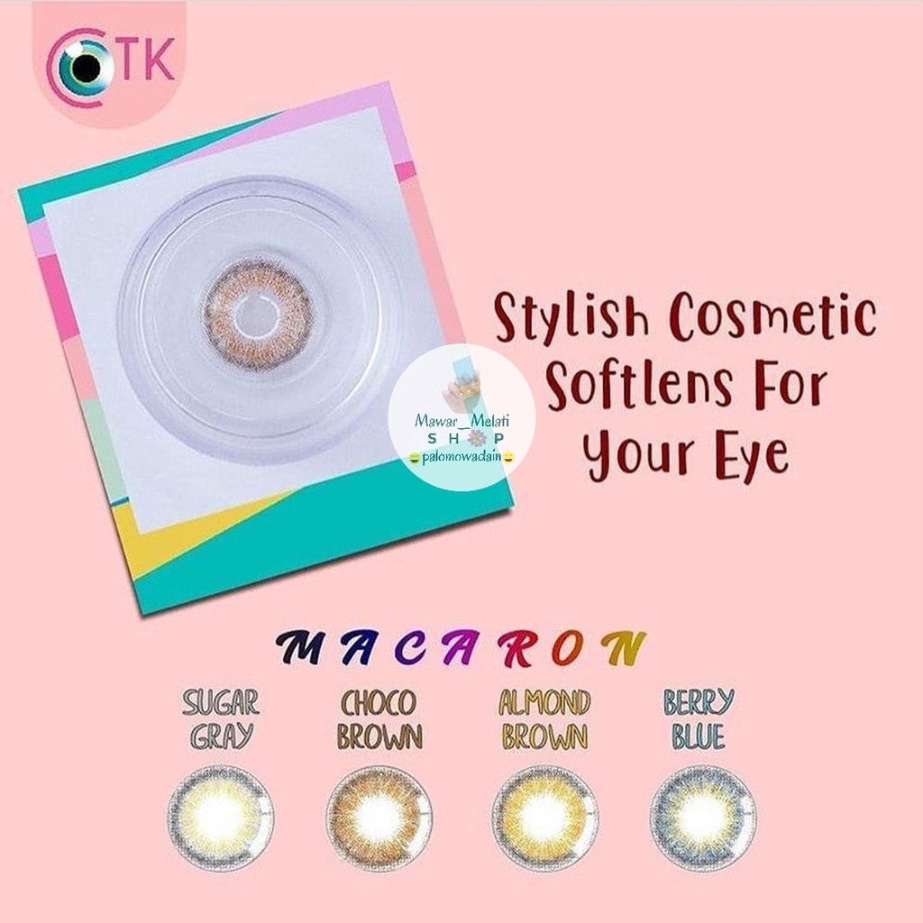 Softlens MACARON diameter 14.5 PLANO