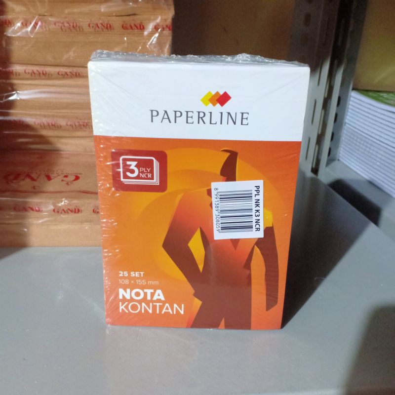 

Nota Kontan Kecil 3Ply K3 Paperline / Bon 3 Ply PPL