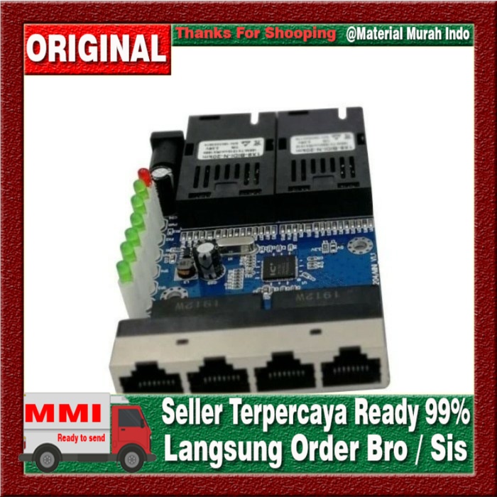 Fiber Media Converter / HTB 2SC4E 2FO RRJ45 Board Only