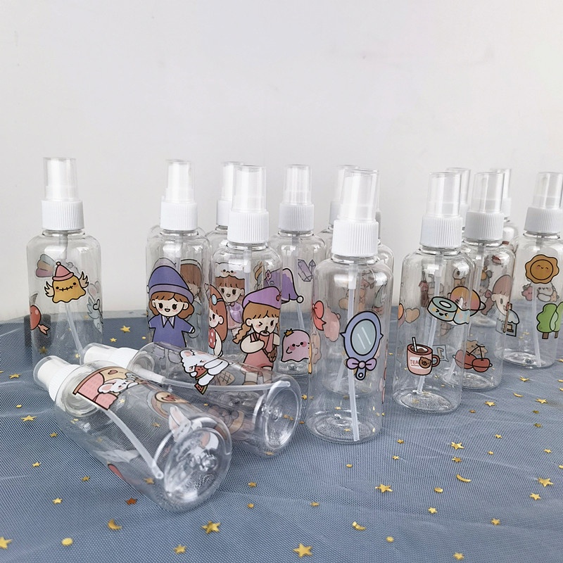 Magic789 Portable Rabbit Girls Cartoon Empty Spray Bottle 100ML Travel Size Bottles Fluid Container