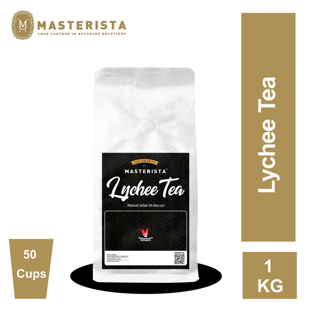 

Bubuk Minuman Masterista Ice Shaken Lychee Tea 1kg