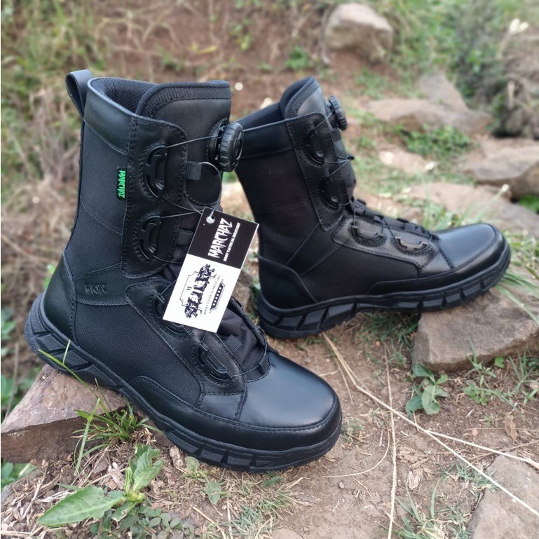 SEPATU PDL TALI PUTAR KULIT SAPI ASLI MERK MARCHAZ SEPATU PDL TNI POLRI SECURITY SATPAM DINAS LAPANG