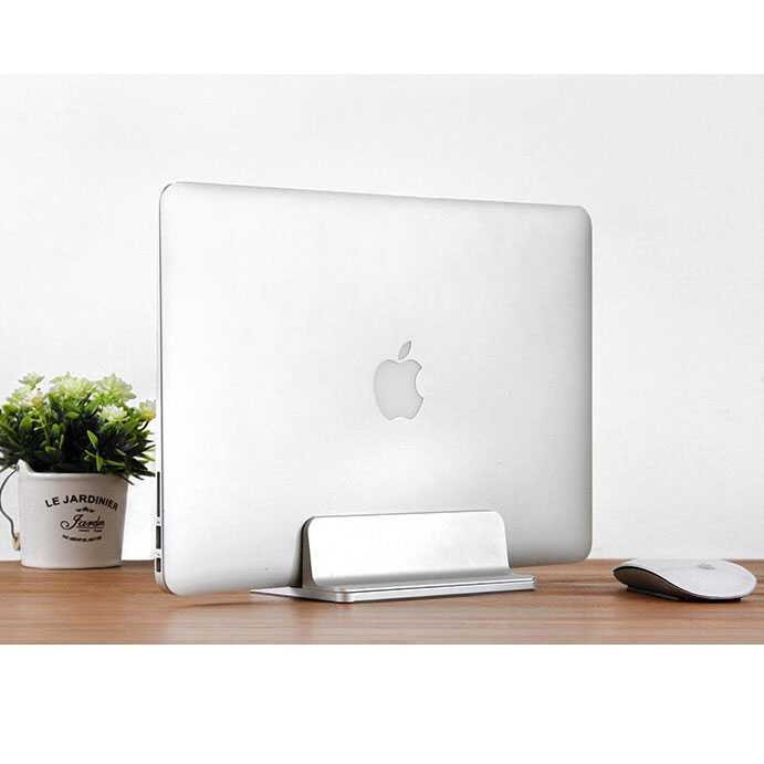 Notebook Vertical Stand Holder For Apple Macbook Laptop Multifungsi