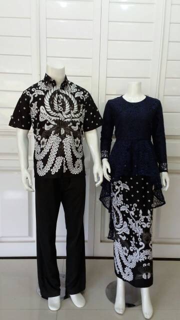 GROSIR COUPLE BATIK BROKAT PINGUIN