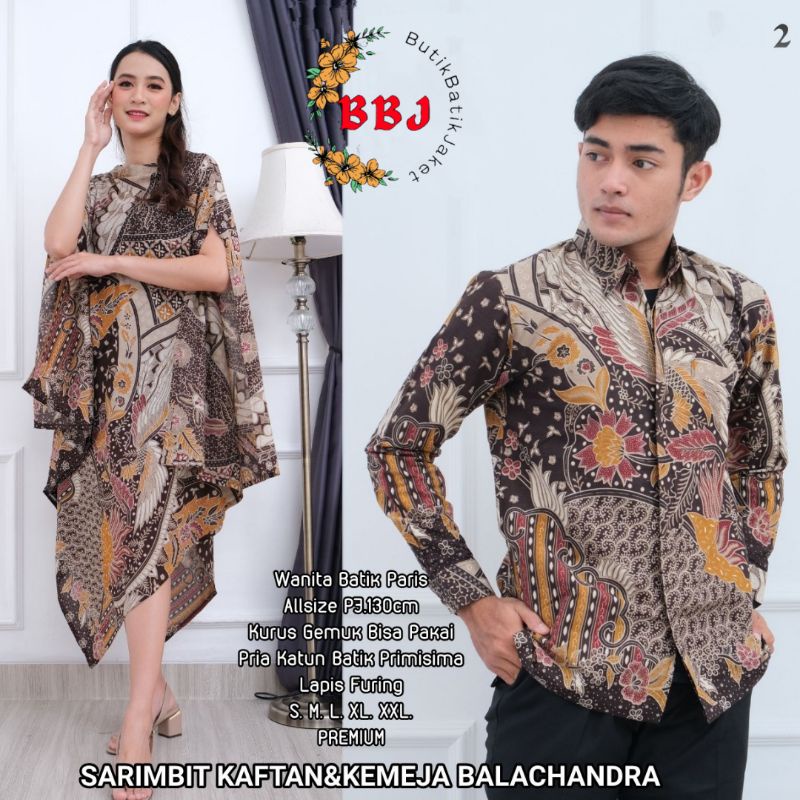 SARIMBIT BATIK SOLO / COUPLE BATIK SOLO KAFTAN (Harga per item)