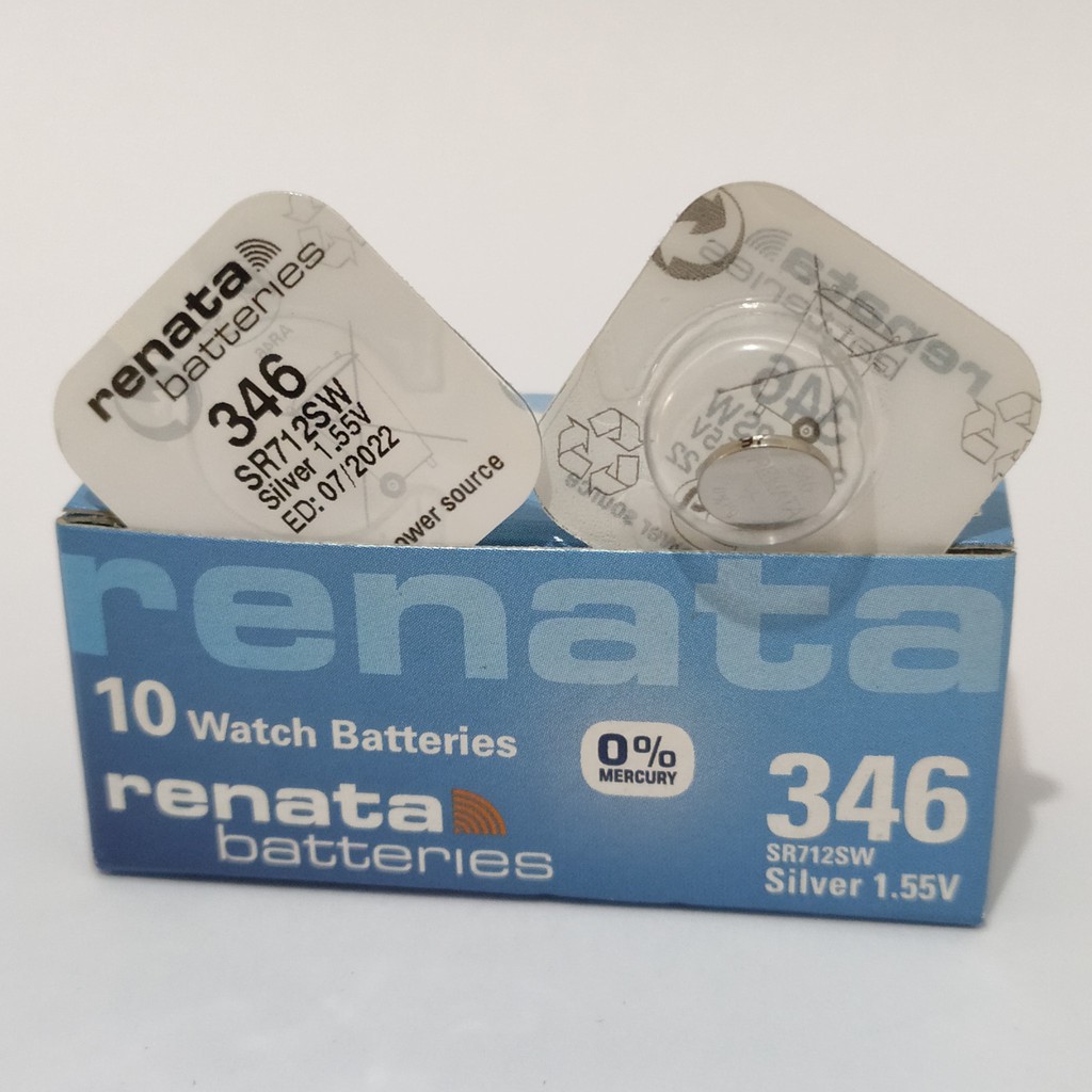 BATERAI JAM TANGAN RENATA 346 SR721SW SR 712 SW ORIGINAL BATRE BATREI BATERAI KANCING JAM TANGAN