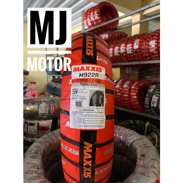 Ban Maxxis TUBELESS 110/90 ring 12 Scoopy New