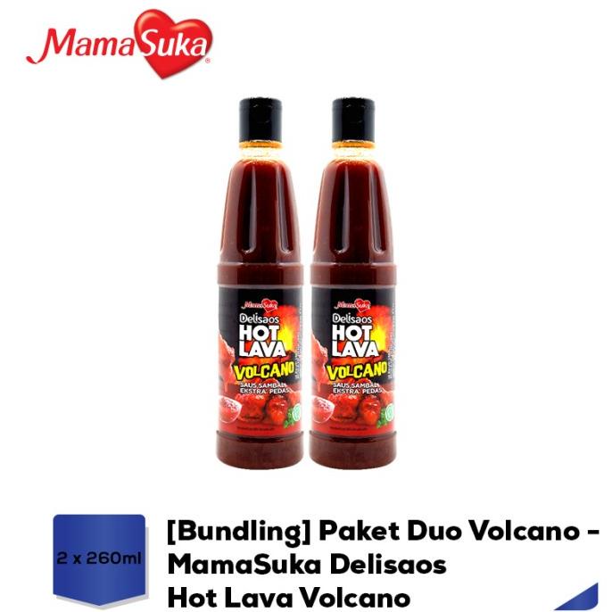 

[[COD]] [Bundling] Paket Duo Volcano - MamaSuka Delisaos Hot Lava Volcano 260 KOMPLIT Kode 407