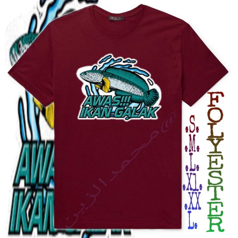 kaos anak channa snakehead/andrao/stewarti/limbata/auranti/maru/pulchra/blue pulchra/barca/marulioid