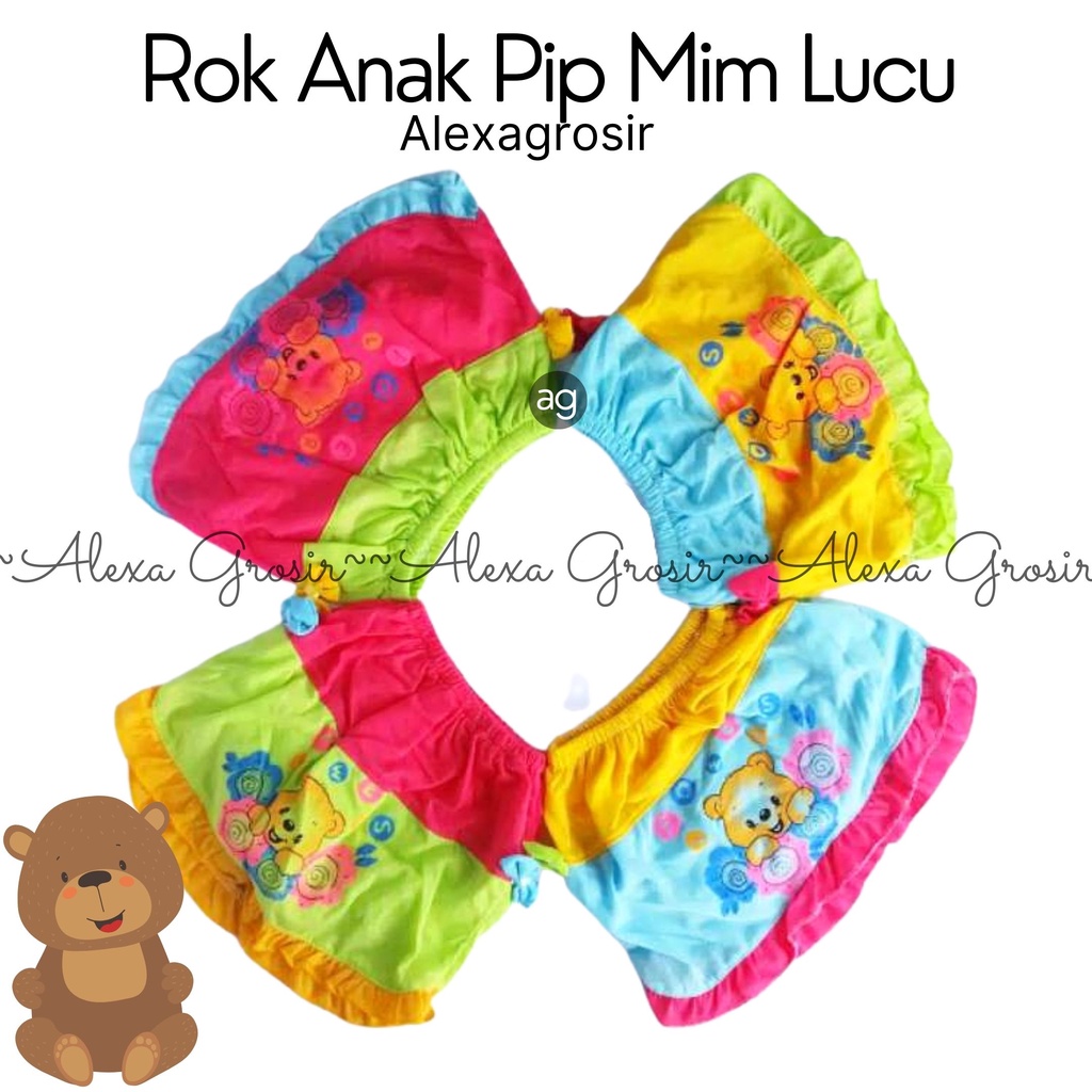 Celana Rok Uk Bayi 3-12 bulan / Model Celana Rok - Baby Polos Rainbow Pants Murah alexa