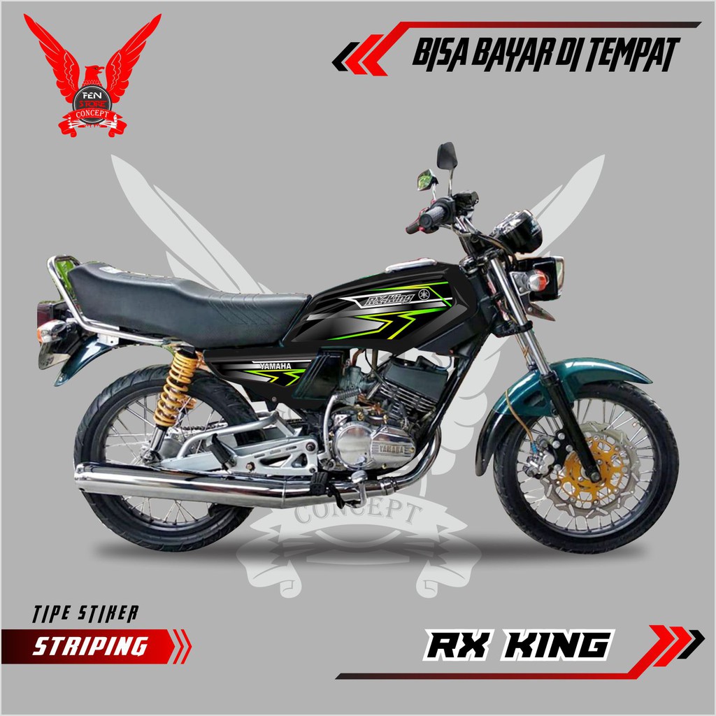 Jual Striping Variasi Yamaha RX King Motif Racing Setriping RX King Variasi Strip 05 Variasi Motor King Indonesia Shopee Indonesia