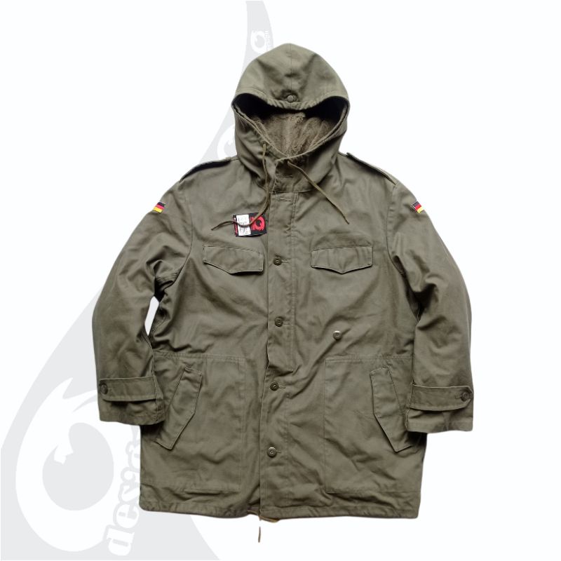 jaket parka vintage jerman army 80s Gr3