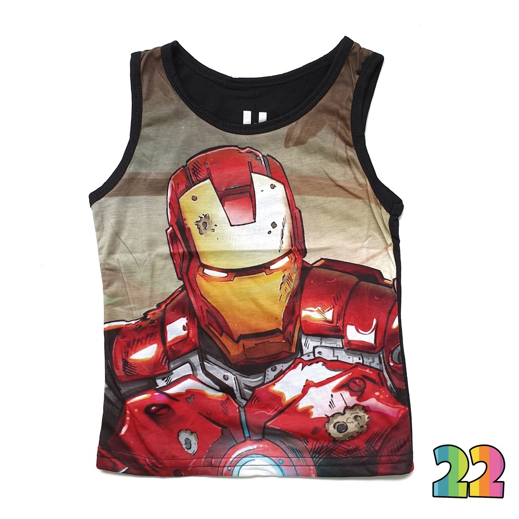 FURO Kaos Kutung Singlet Anak LakiLaki SUPERHEROES