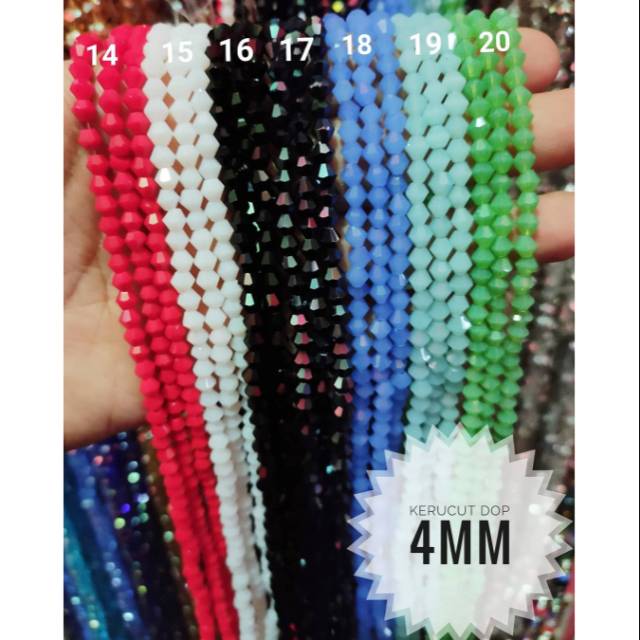 Kristal kerucut dop 4mm