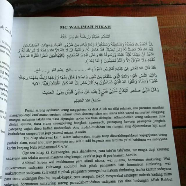 Mukadimah Bahasa Sunda Mc