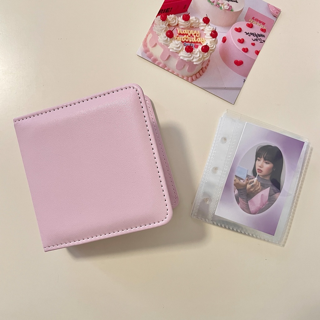 Buku Album Foto Polaroid Bahan Kulit pu Ukuran 3 Inch