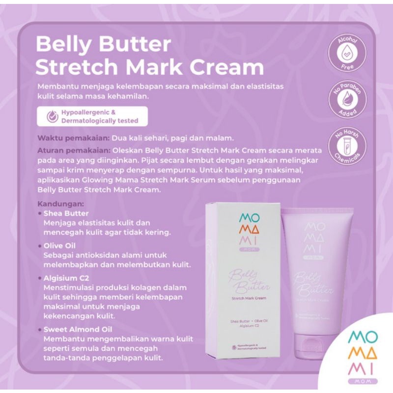 Momami Belly Butter Stretch Mark Cream 125 ml