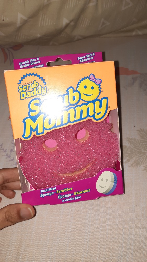 Spons Pembersih Peralatan Dapur Scrub Daddy Mommy Spon Cuci Piring
