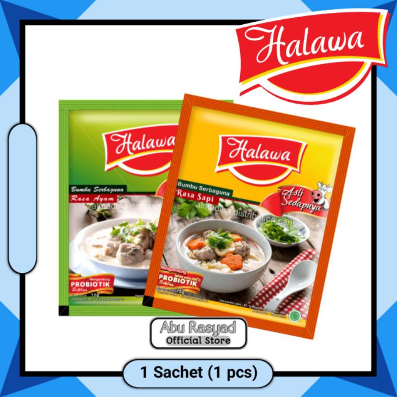 

HALAWA KALDU PENYEDAP ALAMI PLUS PROBIOTIK (1 SACHET)