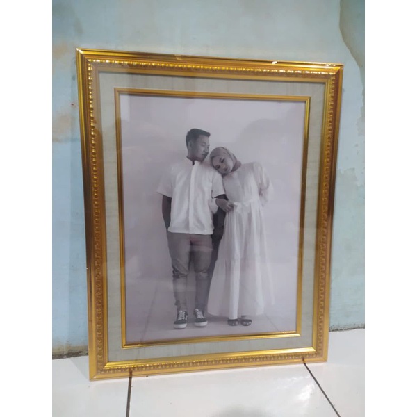Cetak Foto Prewedding + Bingkai size 30x40