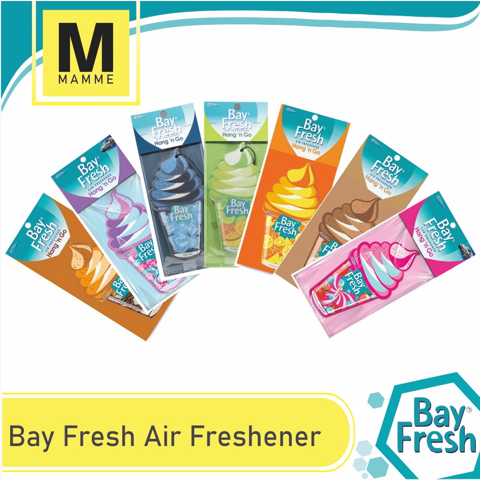 BayFresh Hang n Go / Bay Fresh Pengharum Mobil dan Ruangan Gantung / Car Freshener Parfum Mobil