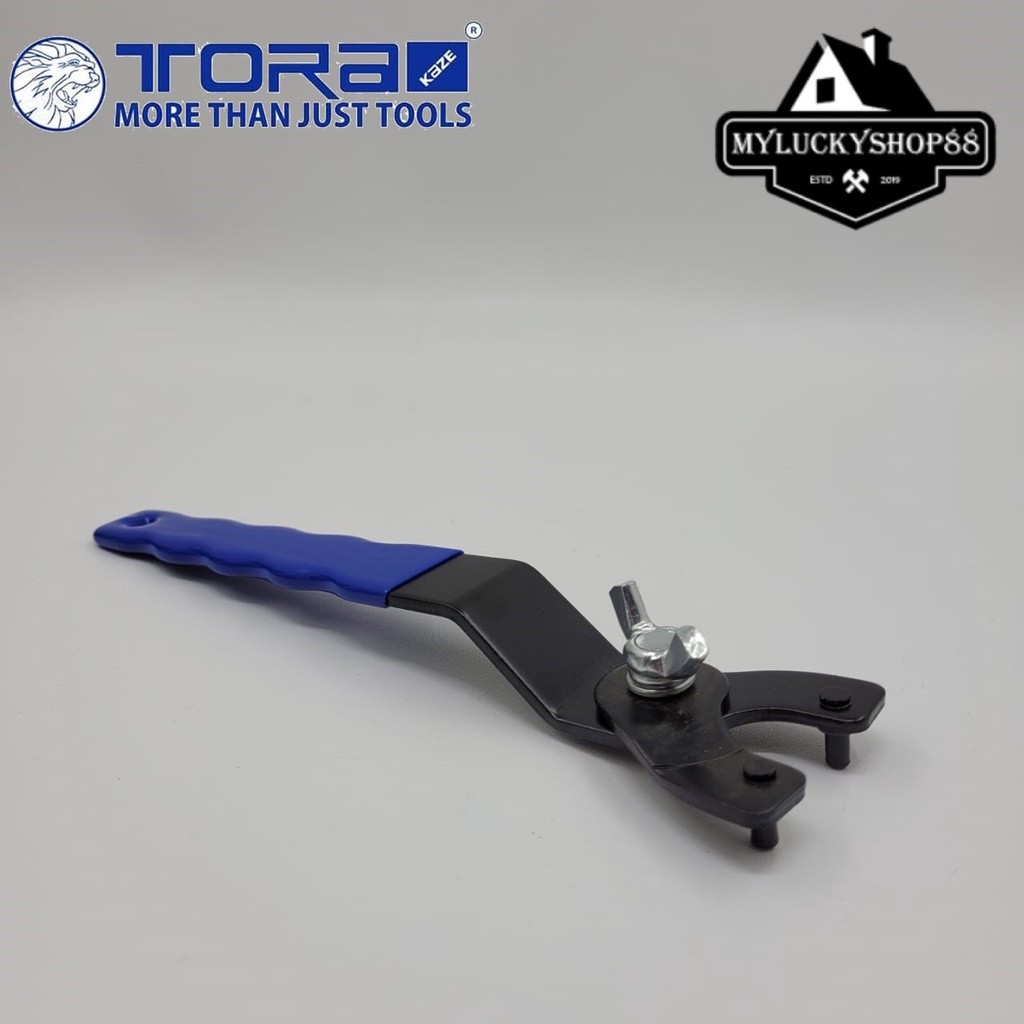 Tora Kunci Gerinda Adjustable Universal Angle Grinder Spanner Lock