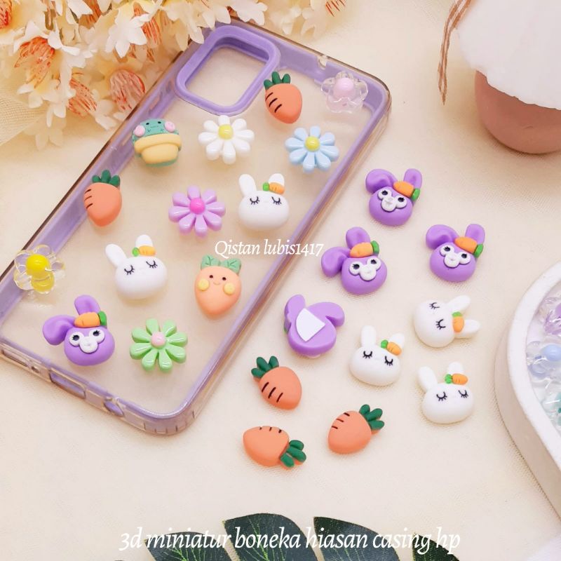 3D Miniatur Animals Hias Casing Hp