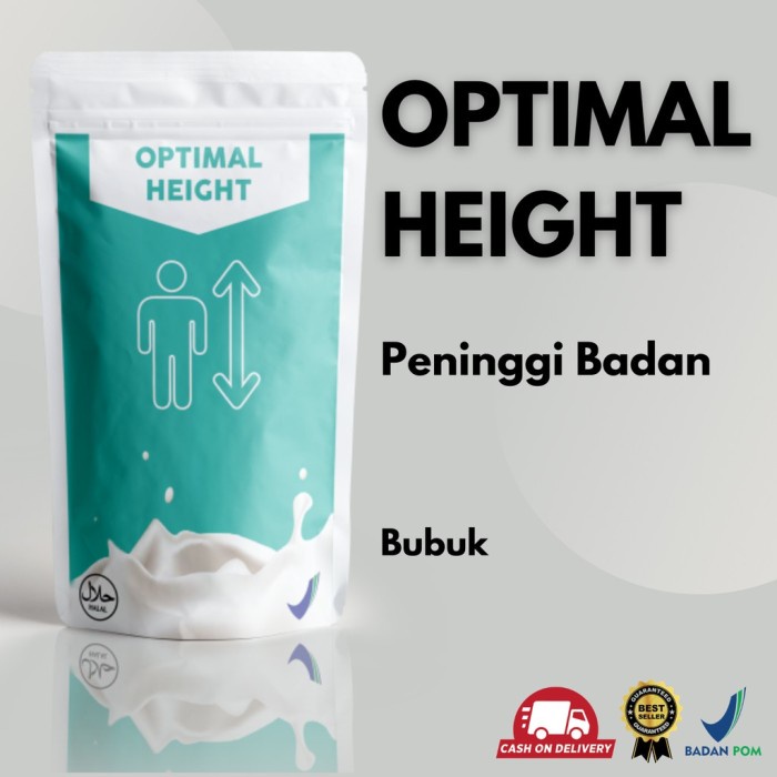 

SUSU PENINGGI BADAN OPTIMAL HEIGHT GAINER Penambah Tinggi Badan Murah